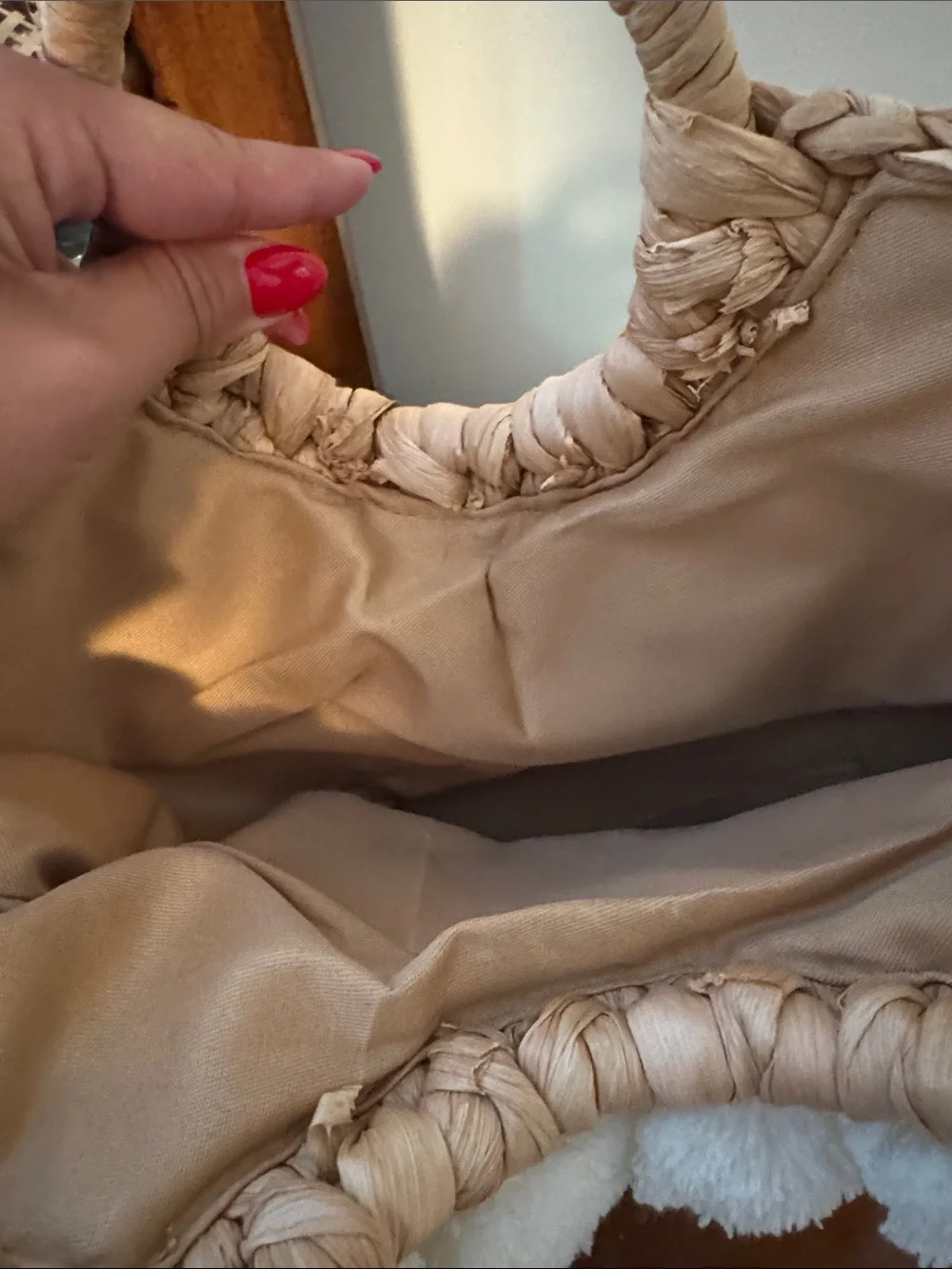 N/A natural woven